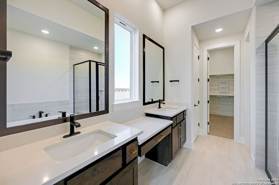 Furnished interior view inside a new home in Mayfair: 50ft. lots, New Braunfels (Image 9).