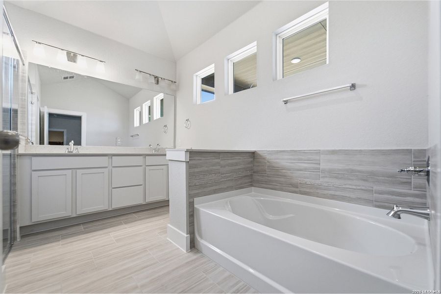 Furnished interior view inside a new home in Hickory Ridge, Elmendorf (Image 12).