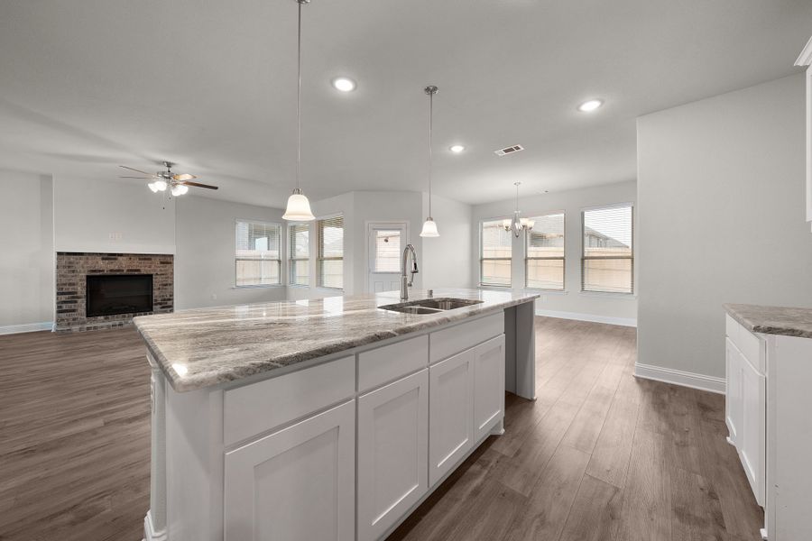 Furnished interior view inside a new home in Summerwood, Red Oak (Image 9).