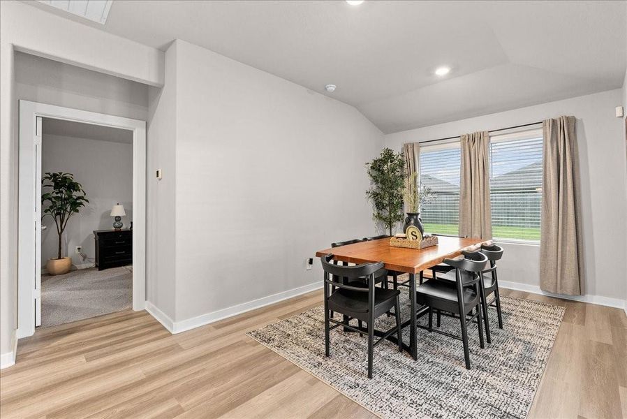 Furnished interior view inside a new home in , Texas City (Image 30). Furnished interior view inside a new home in , Texas City (Image 30).