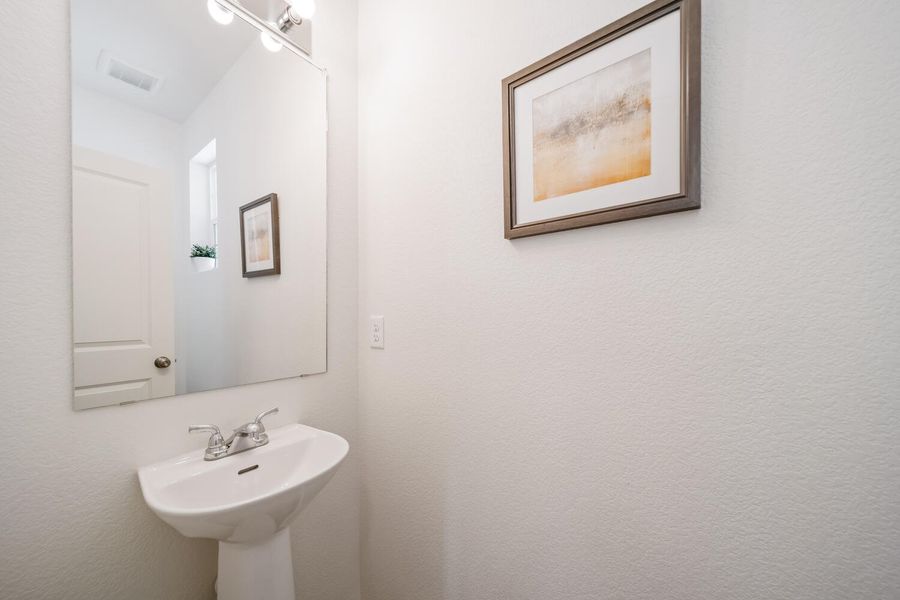 Close-up of interior finishes inside a home in Reunion, Commerce City (Image 19).