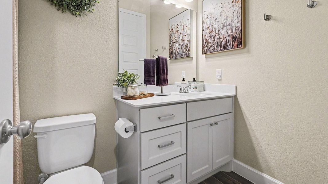 Furnished interior view inside a new home in Riceland, Mont Belvieu (Image 18).