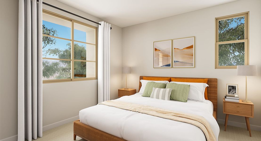 Representative furnished interior of a home built from the Kendrick Plan 3506 by Tri Pointe Homes in Waterston Central, Gilbert (Image 14).