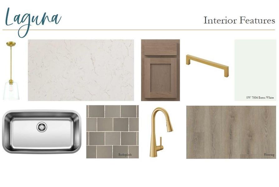 Sample of building materials used in homes in The Estates at Casteel, Bethlehem (Image 1).