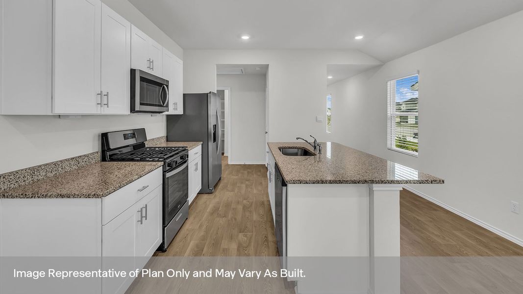 Representative furnished interior of a home built from the The Caroline by D.R. Horton in Bollinger, Maxwell (Image 8).