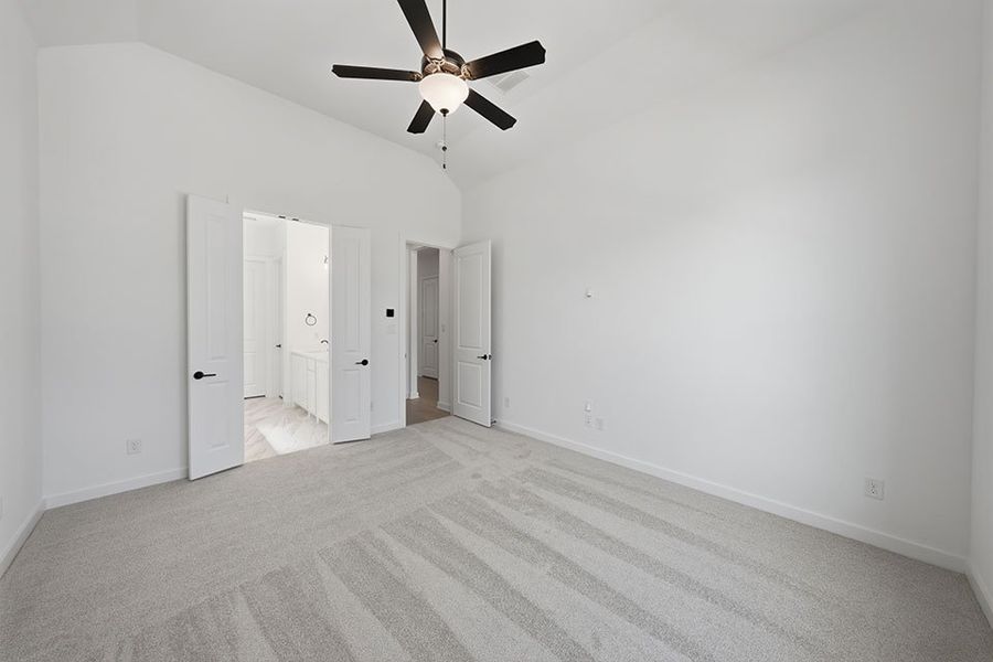 Spacious, unfurnished interior of a new home in Light Farms Brenham - 40' Lots, Celina (Image 21).