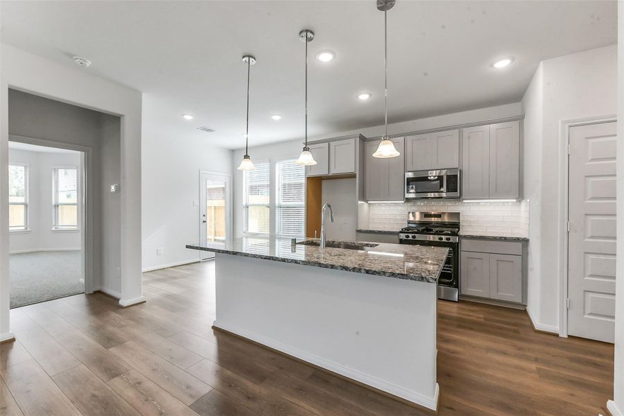 Furnished interior view inside a new home in , Houston (Image 5). Furnished interior view inside a new home in , Houston (Image 5).