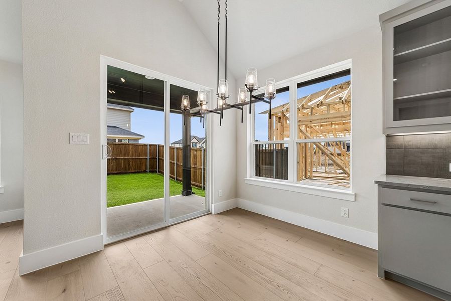 Representative unfurnished interior of a home built from the Kindrick by Landon Homes in Fields - East Village, Frisco (Image 25). Representative unfurnished interior of a home built from the Kindrick by Landon Homes in Fields - East Village, Frisco (Image 25).