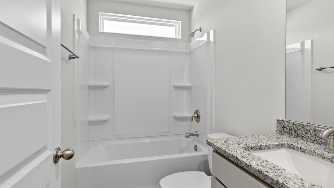 Furnished interior view inside a new home in Indigo Preserve, Leland (Image 14).