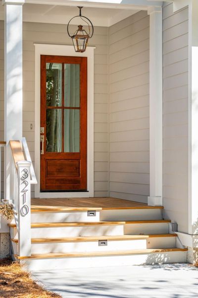 Exterior details and patio area of a home in , Johns Island (Image 49).