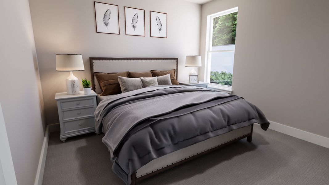 Representative furnished interior of a home built from the Brayden by Tri Pointe Homes in Somerset Park, Rockwall (Image 8).