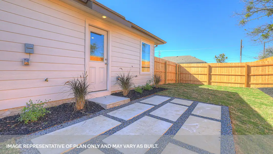 Exterior details and patio area of a home in Spring Valley, New Braunfels (Image 3). Exterior details and patio area of a home in Spring Valley, New Braunfels (Image 3).