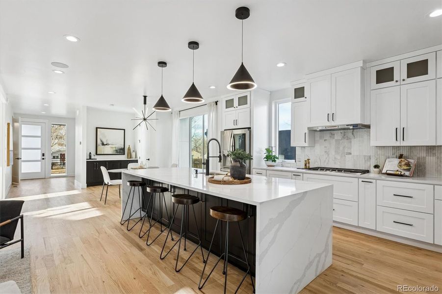 Furnished interior view inside a new home in , Denver (Image 9).