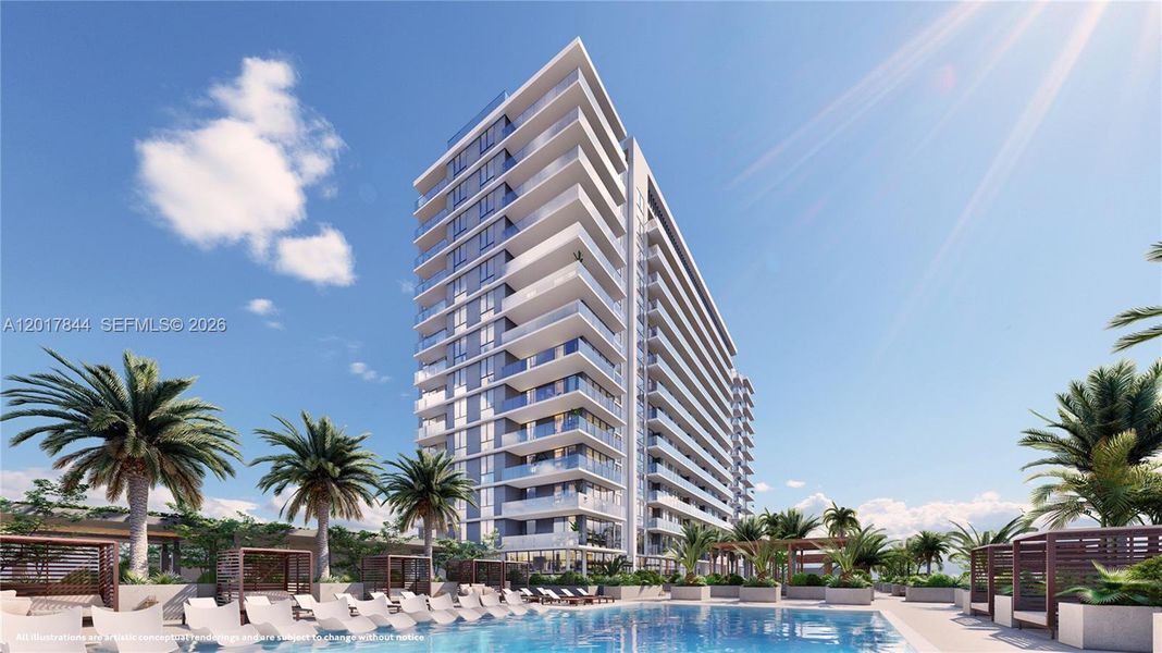 Condo located in Hollywood, FL showcasing its design and architecture (Image 9).