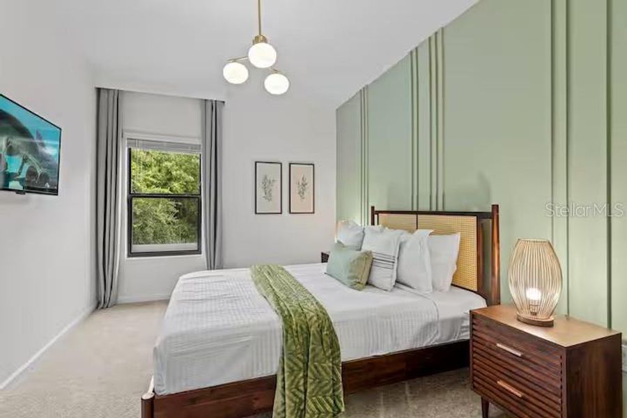 Furnished interior view inside a new home in , Orlando (Image 7).