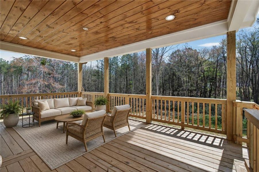 Exterior details and patio area of a home in , Rockmart (Image 26).