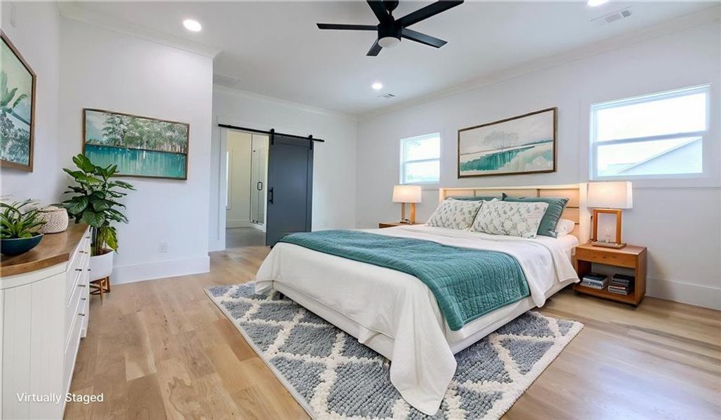 Furnished interior view inside a new home in , Atlanta (Image 36). Furnished interior view inside a new home in , Atlanta (Image 36).