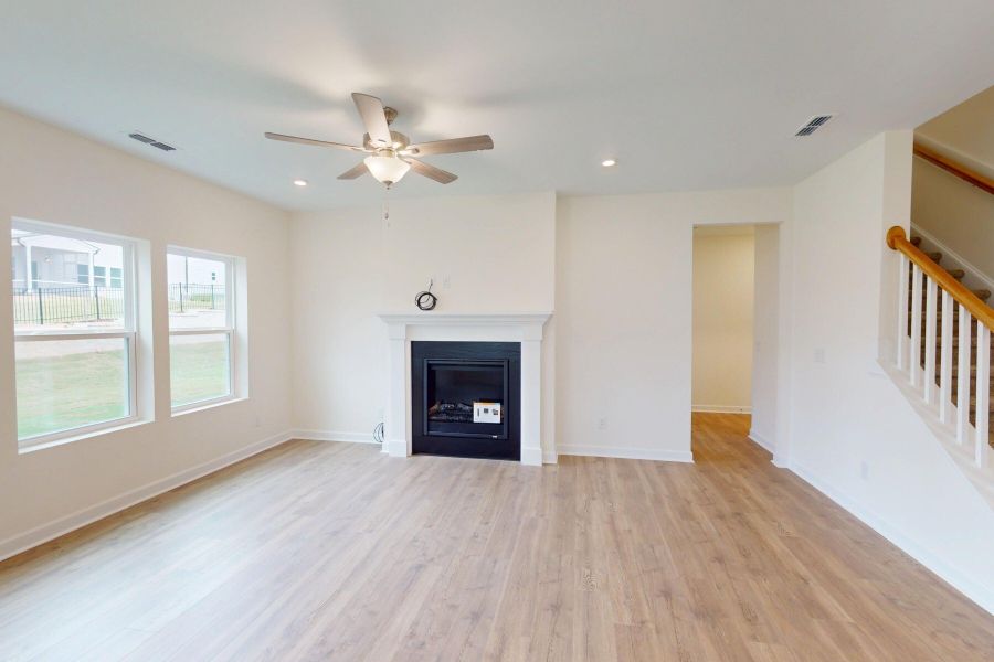 Spacious, unfurnished interior of a new home in Watkins Grove, Raleigh (Image 24).