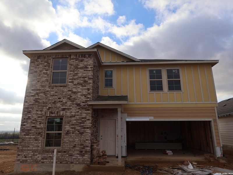 In-progress construction of a new home in Mesquite Ridge, San Antonio, TX (Image 26). In-progress construction of a new home in Mesquite Ridge, San Antonio, TX (Image 26).