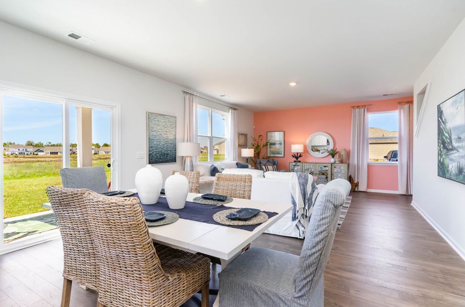 Representative furnished interior of a home built from the GALEN by D.R. Horton in Kingston Bay, Conway (Image 12).