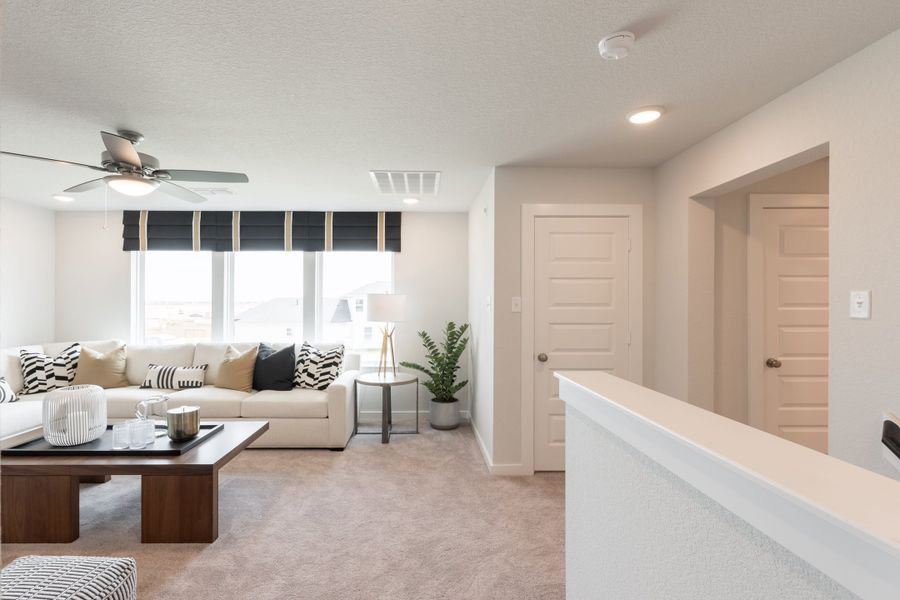 Furnished interior view inside a new home in Mason Woods, Cypress (Image 19).