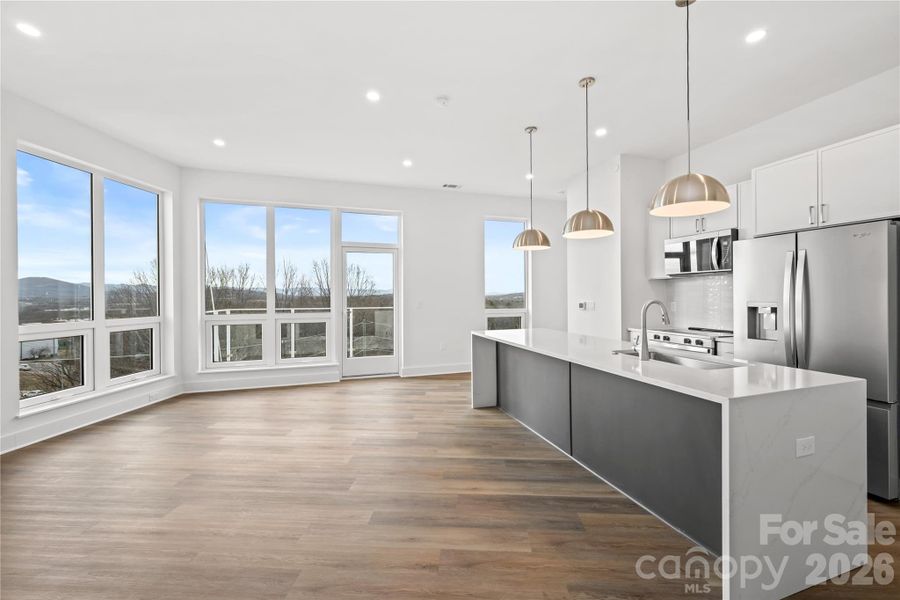 Furnished interior view inside a new home in , Asheville (Image 4).