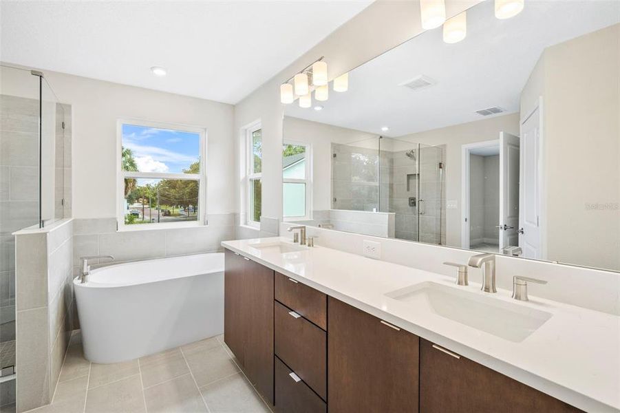 Furnished interior view inside a new home in , Tampa (Image 8). Furnished interior view inside a new home in , Tampa (Image 8).