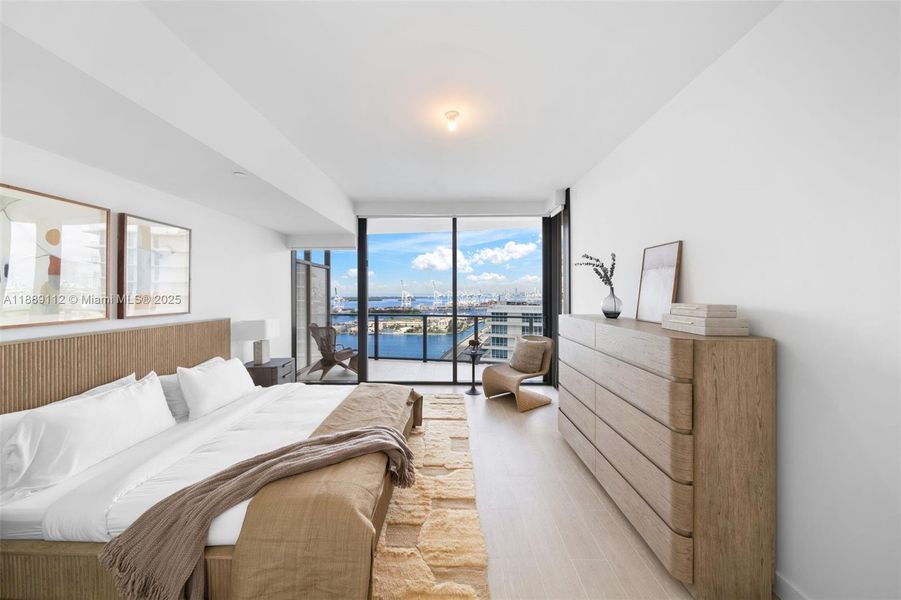 Furnished interior view inside a new home in , Miami Beach (Image 5).