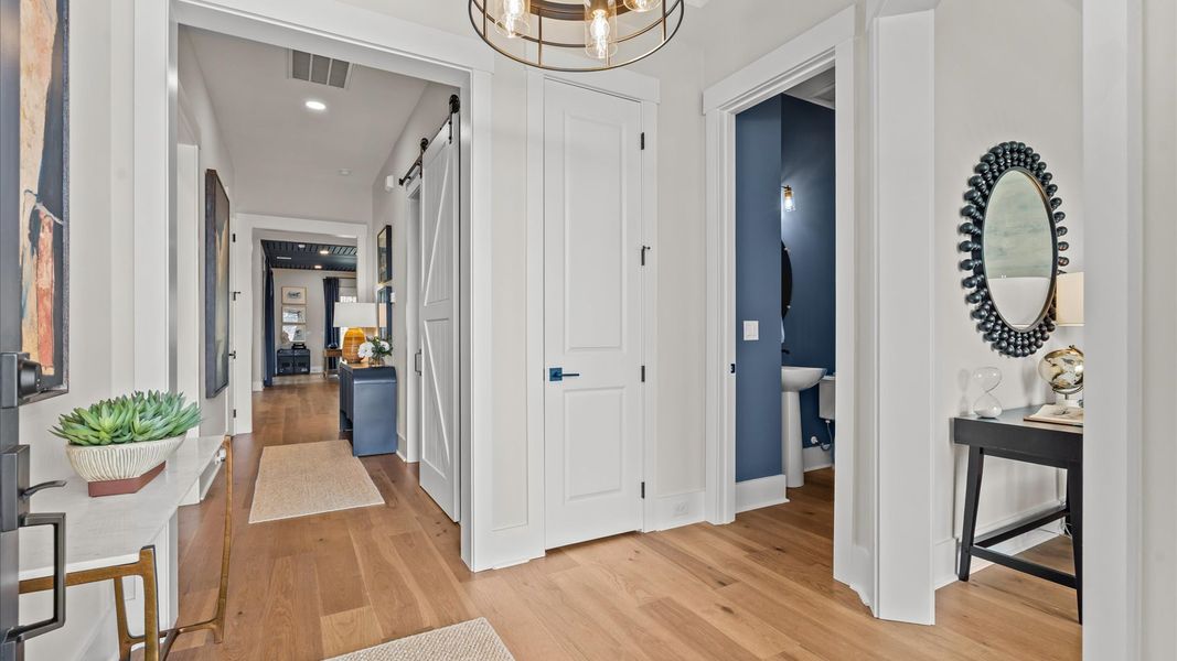 Inspire model entryway