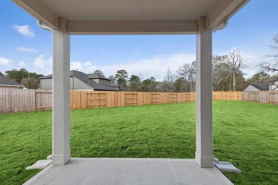 The Mockingbird II- Rear Covered Patio The Mockingbird II- Rear Covered Patio