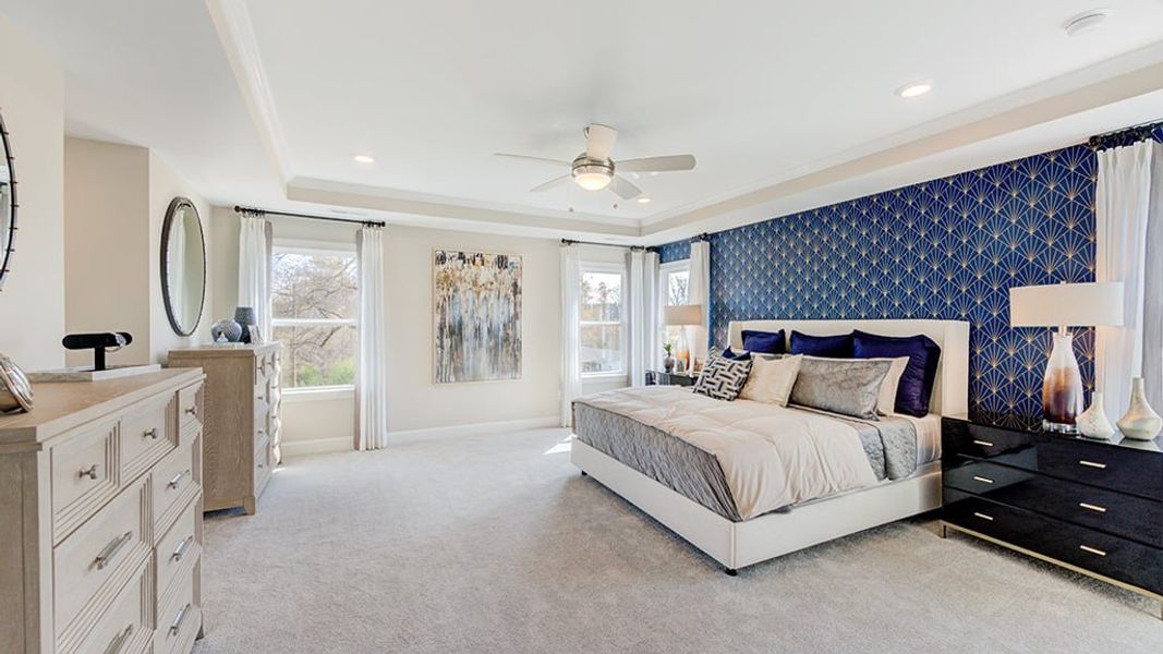 Representative furnished interior of a home built from the Wayland by Taylor Morrison in Hickory Grove, Sanford (Image 41).