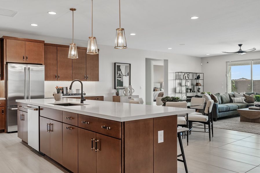 Furnished interior view inside a new home in Artisan at Asante, Surprise (Image 6).