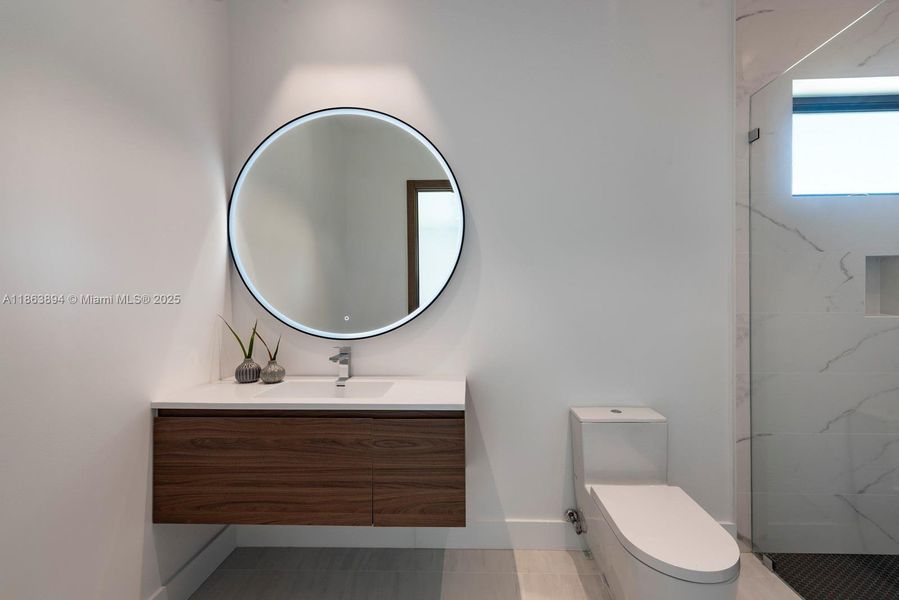 Furnished interior view inside a new home in , Miami Shores (Image 26).