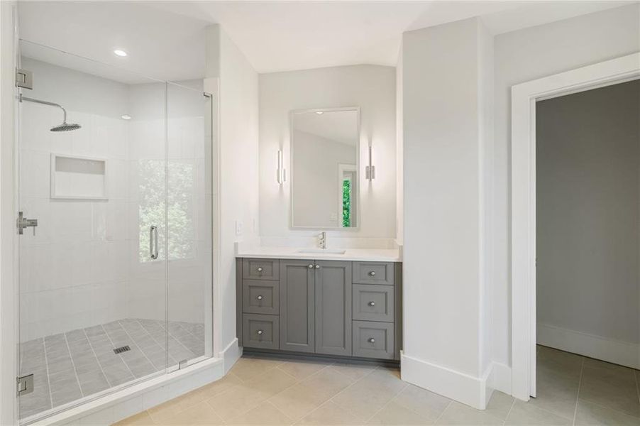 Furnished interior view inside a new home in , Atlanta (Image 8). Furnished interior view inside a new home in , Atlanta (Image 8).