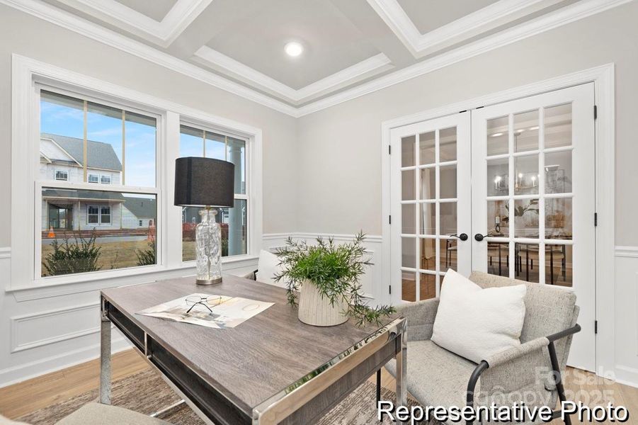 Furnished interior view inside a new home in , Monroe (Image 28).