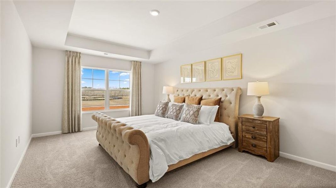 Furnished interior view inside a new home in Echo Glen, Stockbridge (Image 33).