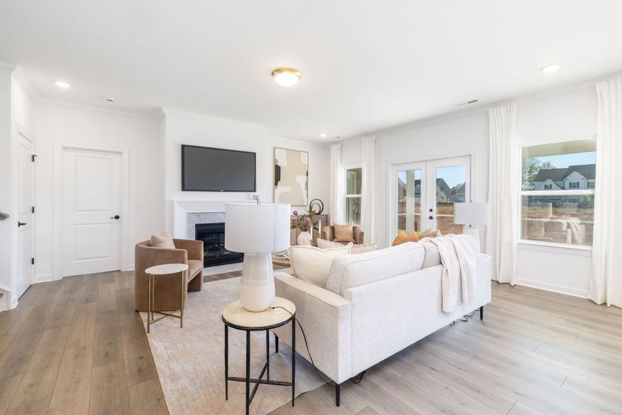 Furnished interior view inside a new home in Edgewater - Harbor Pointe, Lancaster (Image 9).