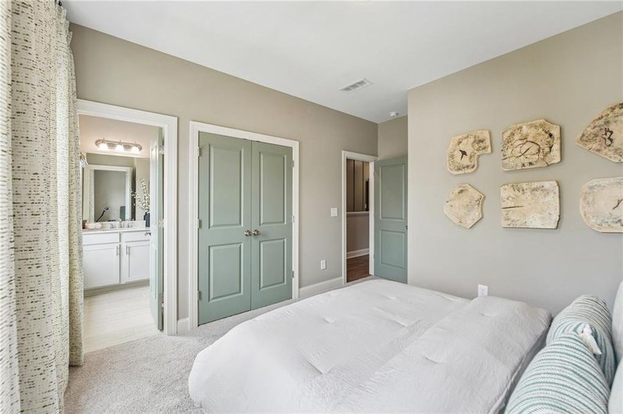 Furnished interior view inside a new home in Palisades, Cumming (Image 30). Furnished interior view inside a new home in Palisades, Cumming (Image 30).