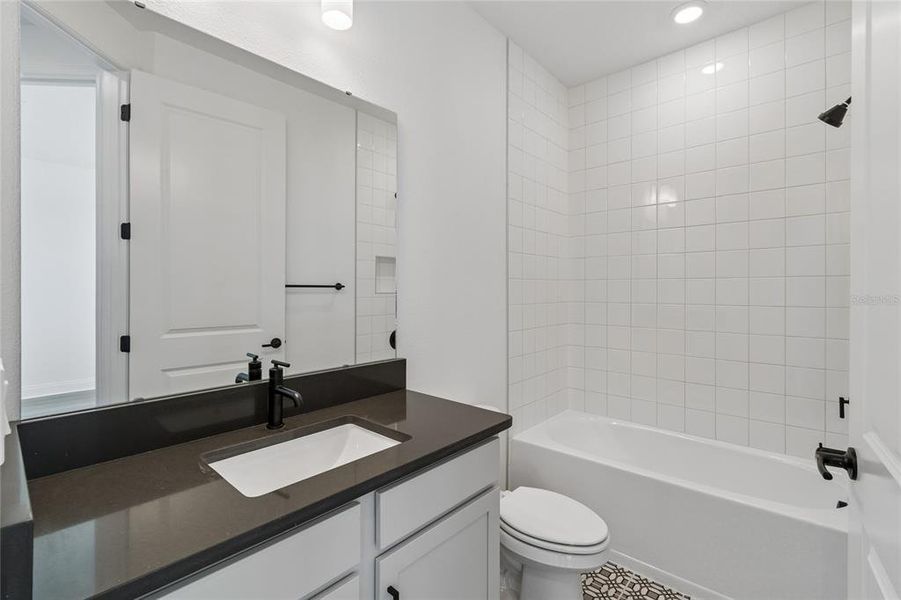 Furnished interior view inside a new home in Weslyn Park in Sunbridge 34', St. Cloud (Image 7).