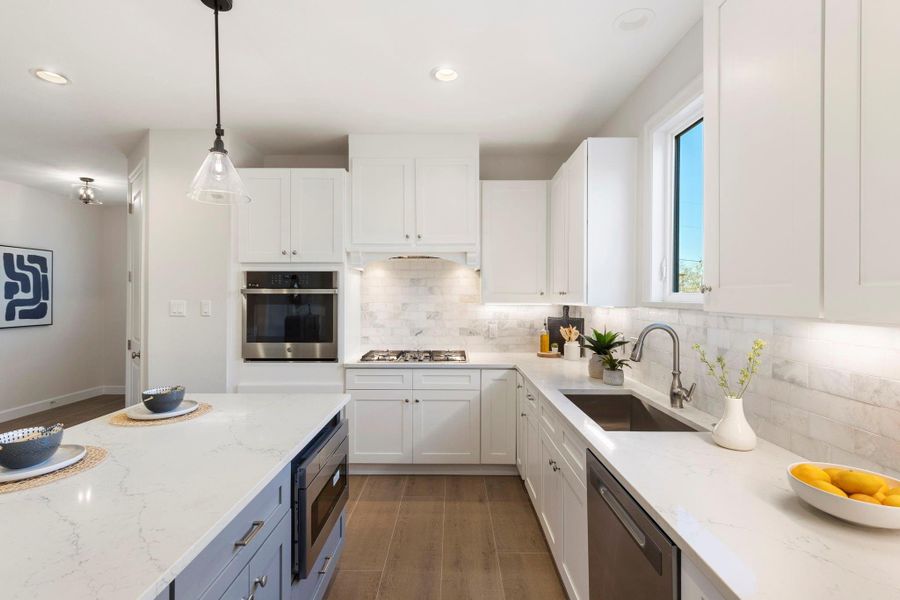 Furnished interior view inside a new home in , Brenham (Image 10).