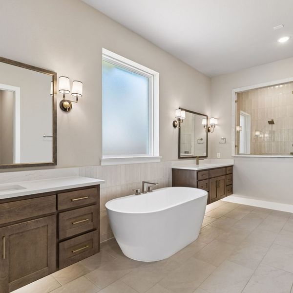 Furnished interior view inside a new home in Mosaic – 70′ Lots, Prosper (Image 34).
