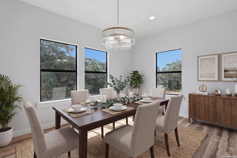 Furnished interior view inside a new home in , Spring Branch (Image 12).