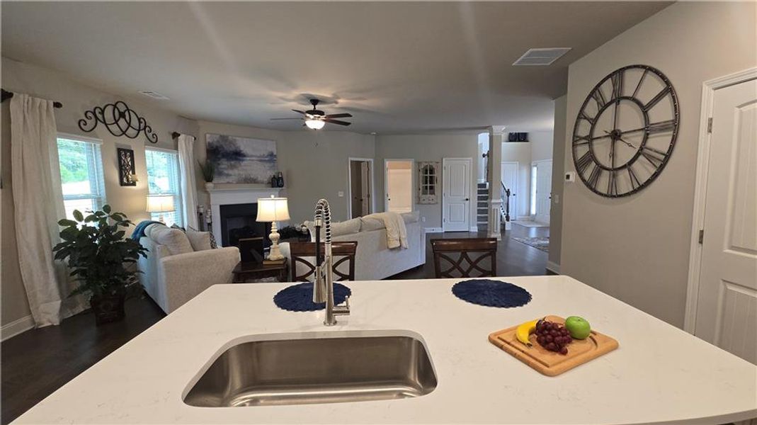 Furnished interior view inside a new home in , Grayson (Image 9).