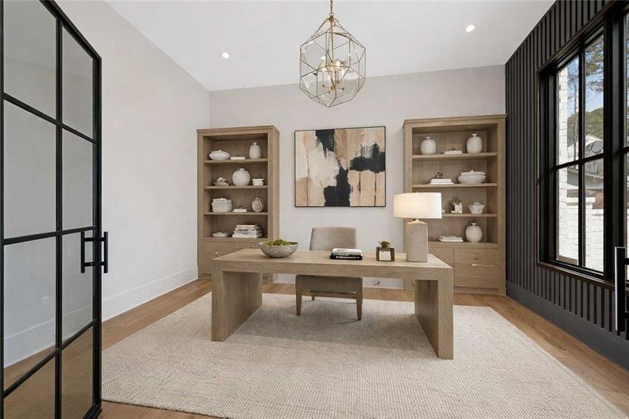 Furnished interior view inside a new home in , Alpharetta (Image 19).