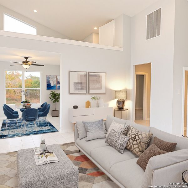 Furnished interior view inside a new home in , Canyon Lake (Image 9).