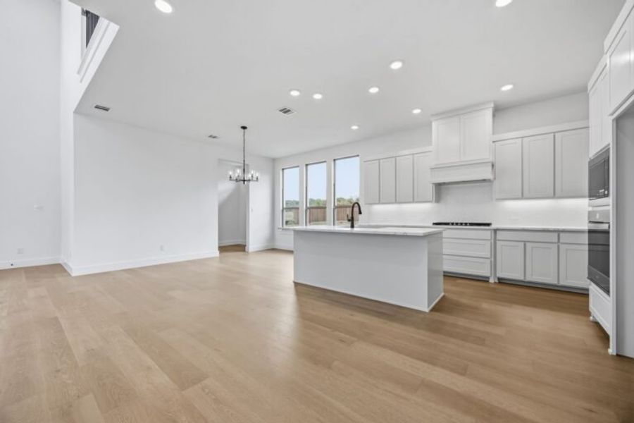 Furnished interior view inside a new home in Uptown Celina, Celina (Image 9).