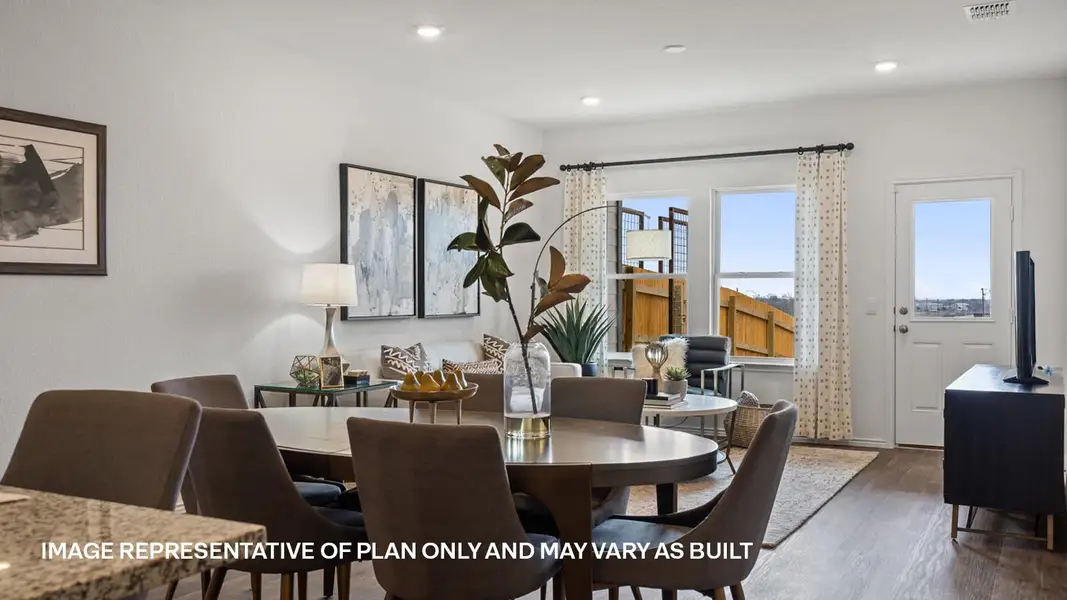 Furnished interior view inside a new home in Palomino, Manor (Image 18).