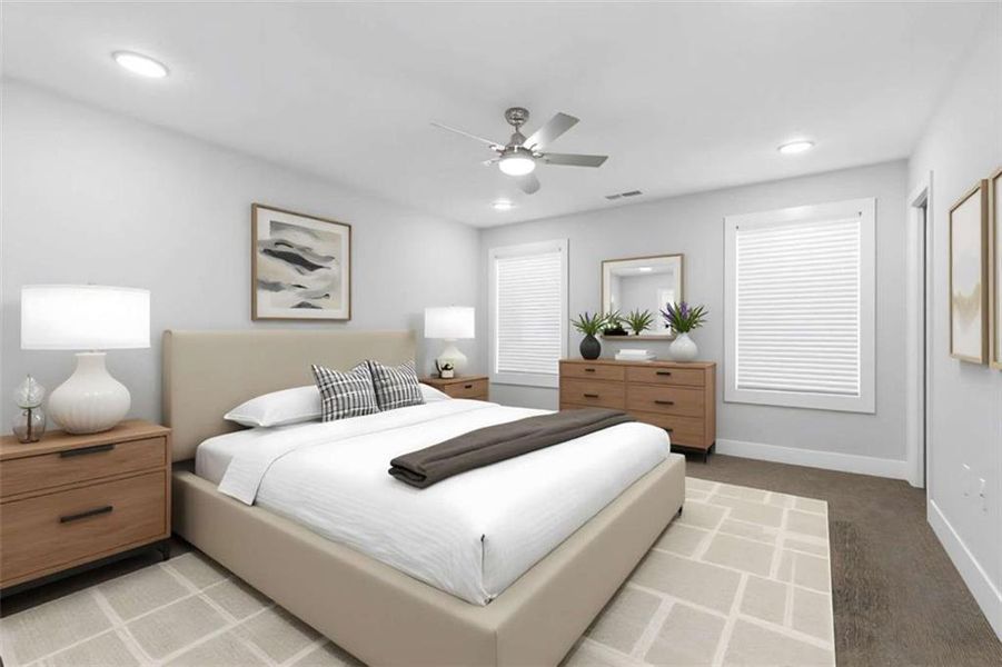 Furnished interior view inside a new home in , Griffin (Image 9).