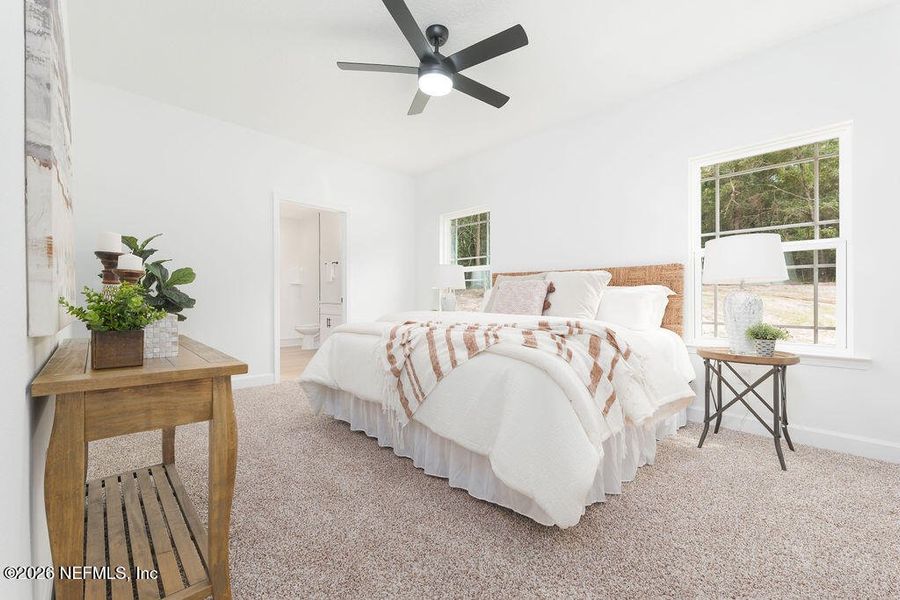 Furnished interior view inside a new home in , Starke (Image 10).