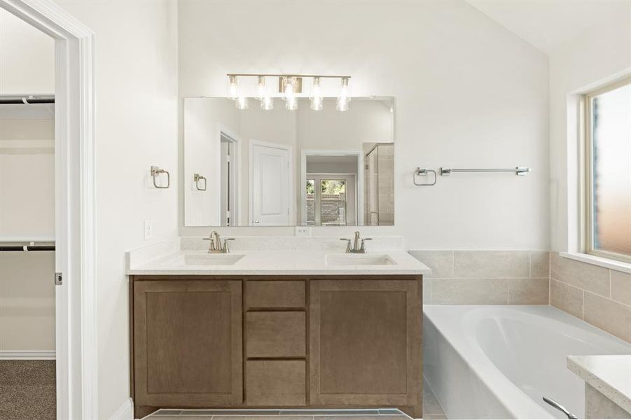 Furnished interior view inside a new home in Arcadia Trails Classic 60, Balch Springs (Image 18). Furnished interior view inside a new home in Arcadia Trails Classic 60, Balch Springs (Image 18).